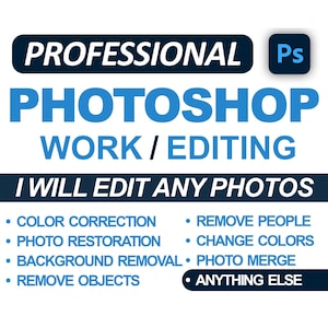 Photo Editing Photoshop Editing Service Photo Retouch Background Removal Add People Remove People Merge Photo Restoration