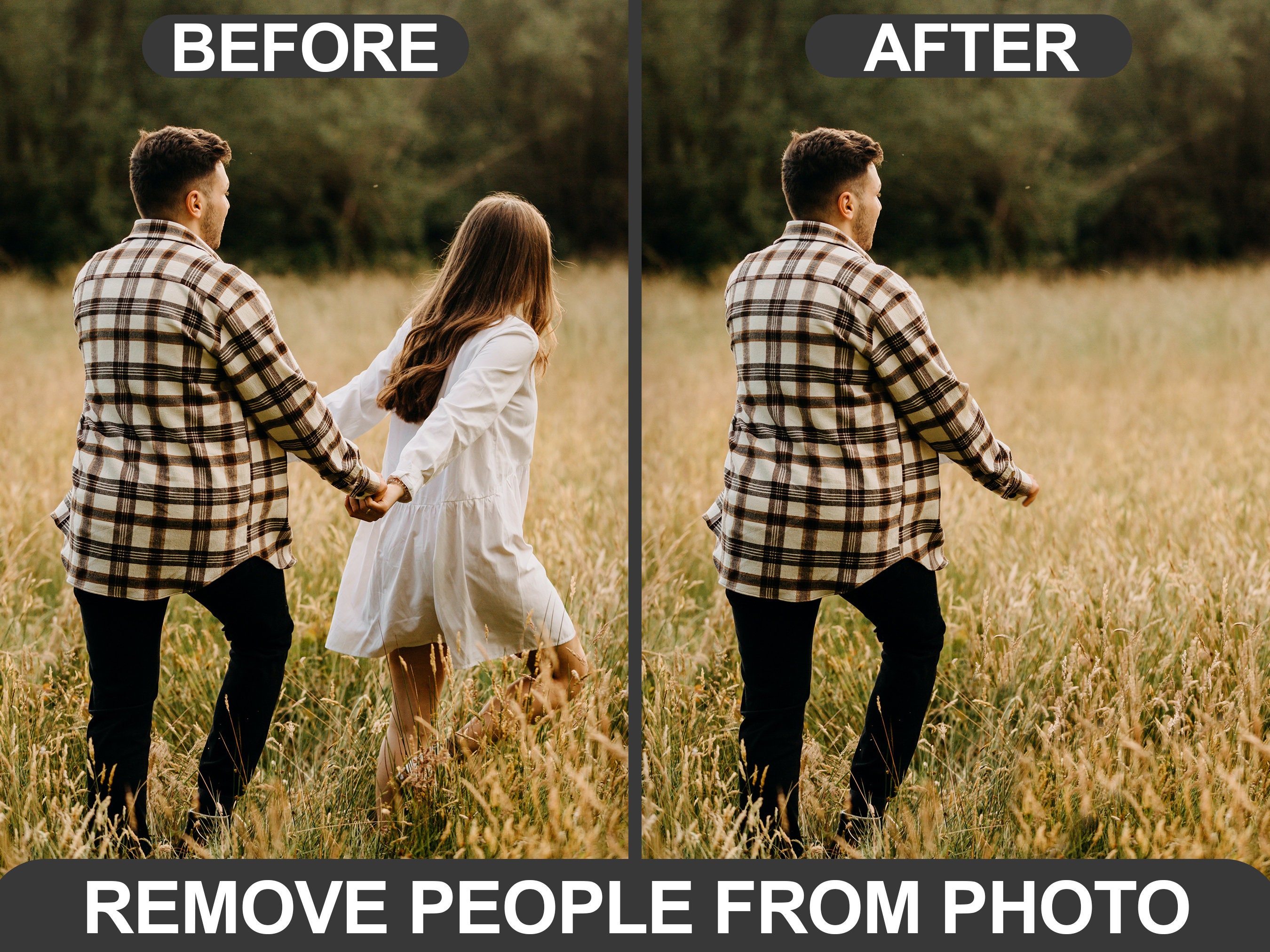 Remove Person Photo pic
