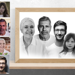 Photo Edit Merge Add People to Photo Merge Add Deceased Person to Photo Personalized Photo Edit Combine Photos Gift