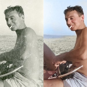 Fix Old Photo Restoration Remove Scratches Restore Old Photo Repair Damaged Photo Restore Black & White Picture Restoration Vintage Photo