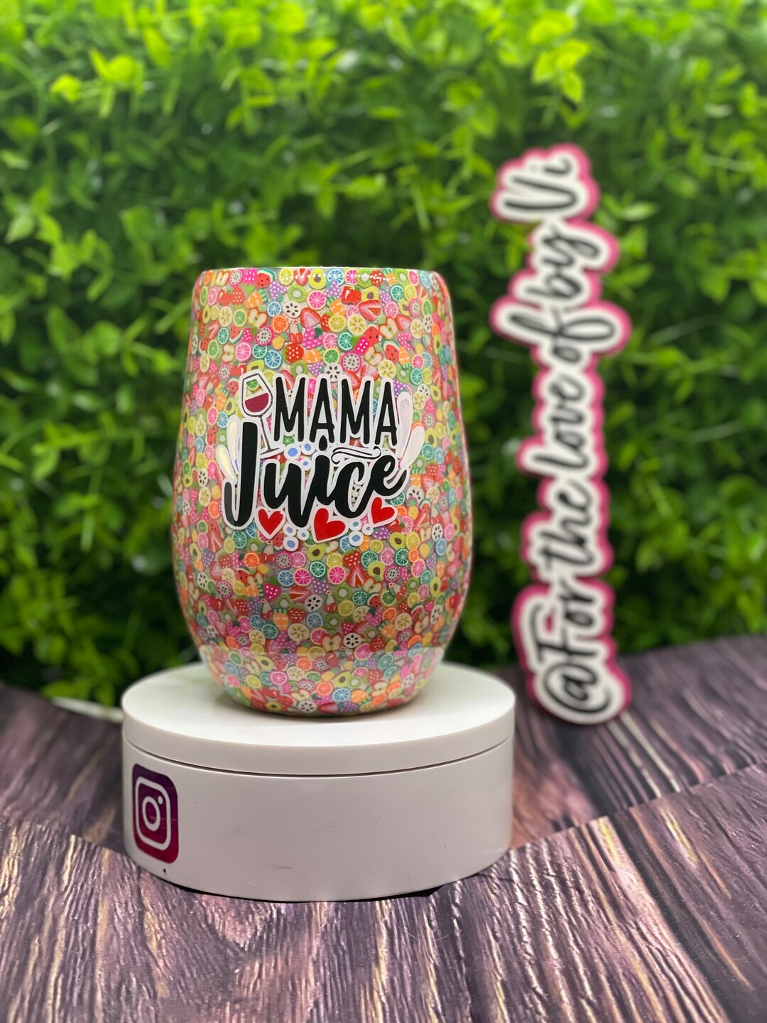 Mama Juice Tumbler Wine Tumbler Epoxy Tumblers Etsy