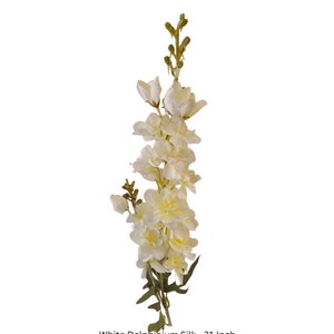 Artificial Delphiniums Light Pink Delphinium Blue Delphinium Silk White Artificial Flowers  For Floral Arrangements Wedding