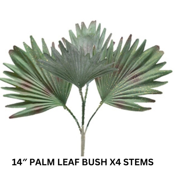 Artificial Palm Leaf Etsy