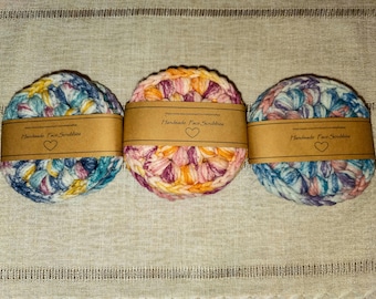 Face Scrubbies | Cotton Blend | Handmade | Crochet