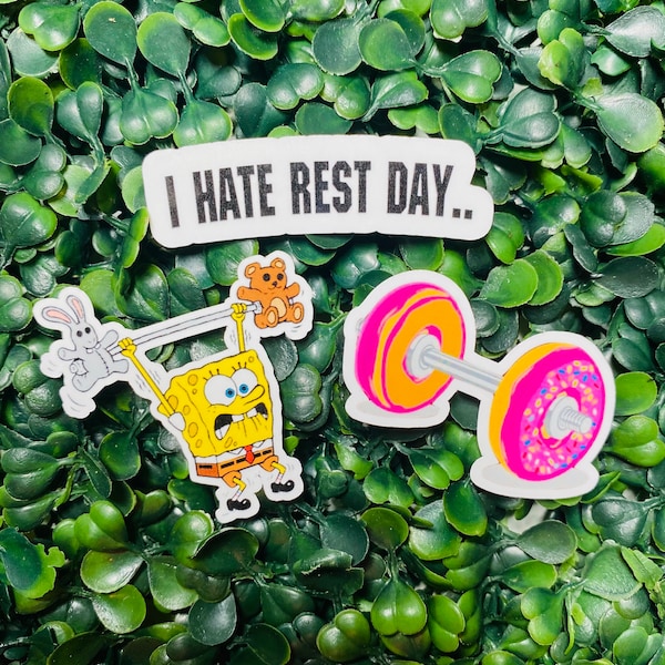 Fitness Stickers Etsy