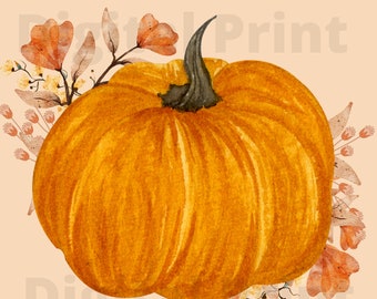 Fall Pumpkin Print