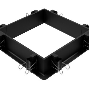 17,5x17,5cm / 7 "x7" / Maestro de moldes para fabricantes de moldes de silicona / Marco de carcasa de molde reutilizable / Herramienta de arte de silicona