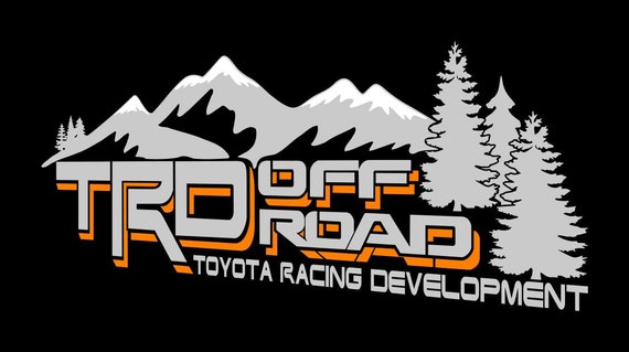 TRD off Road MOUNTAIN Decals Stickers Tundra Tacoma Truck Bed Side  Replacement OEM 
