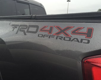 TRD Off Road 4X4  decals stickers tundra Tacoma truck bed side replacement OEM