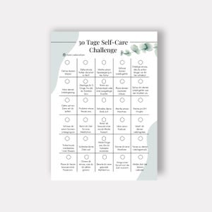 POSTCARD 30-day self-care challenge, card for self-care, mindfulness, A6 format image 5