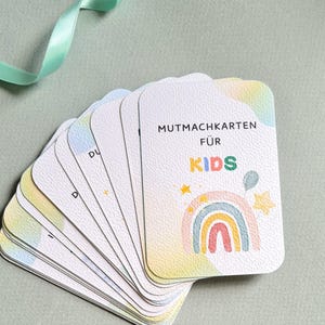 Mutmacher für Kinder, Achtsamkeitskarten für Kinder und Jugendliche, Positive Gedanken, Selbstliebekarten - 16 Karten