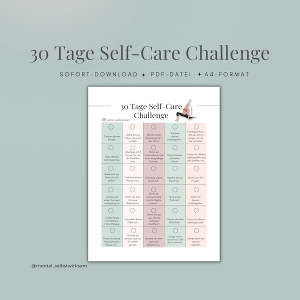 30 Day Self Care Challenge