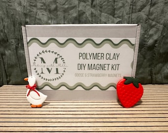 DIY Goose & Strawberry Polymer Clay Kit