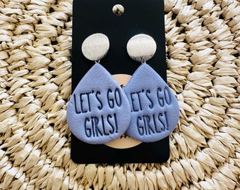 Let's Go Girls Polymer Clay Earrings