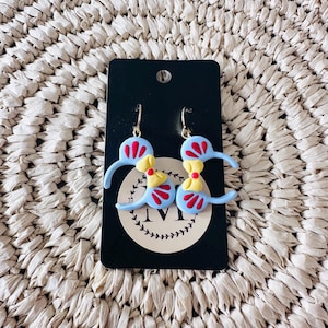 Snow White Inspired Mouse Ear Headband Earrings