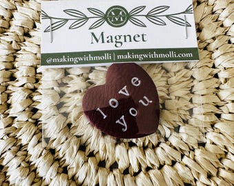 Love You Heart Magnet