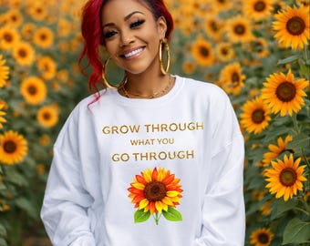 Sunflower PNG | Motivational Shirt Design (Digital Download)