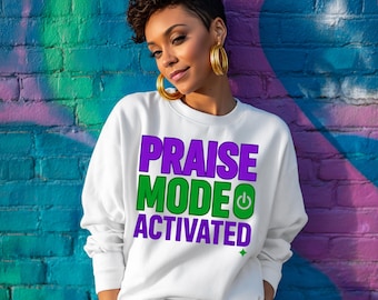 Praise Mode Activated PNG | Christian Shirt Design (Digital Download)