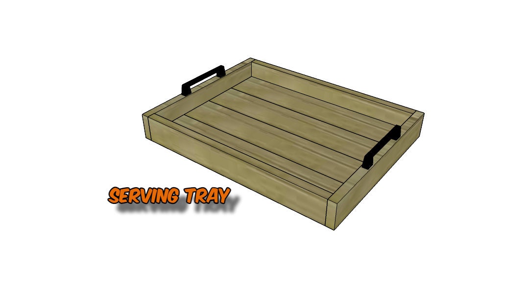 Simple DIY Serving Tray Plan / Digital Plans / Woodworking Etsy