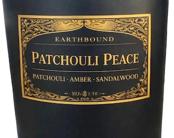 The Hippie House|Patchouli Peace| Soy Wax Candle | 4 Options