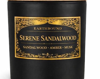 Cabin in the Woods|Serene Sandalwood|Woodsy Relaxation Scent Soy Wax