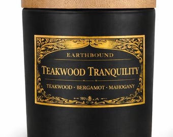 Barbershop Saturdays |Teakwood Tranquility|Scented Soy Wax for calm and relaxation