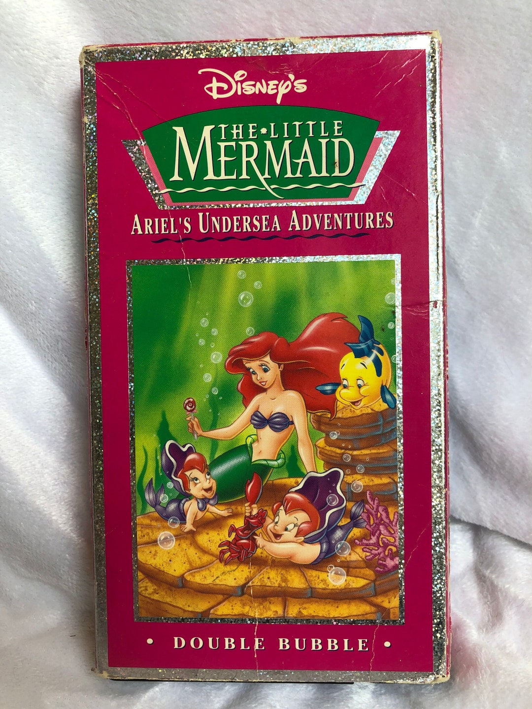 Disney's Little Mermaid Double Bubble VHS Vintage Etsy