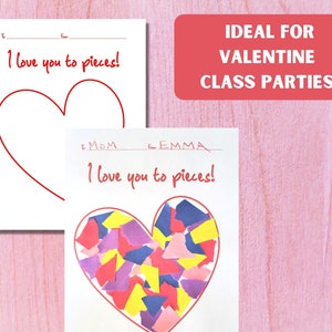 Easy Valentine Craft for Young Children (Instant Download) - Etsy