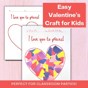 Easy Valentine Craft for Kids | Simple Classroom Craft for Toddlers and Preschool