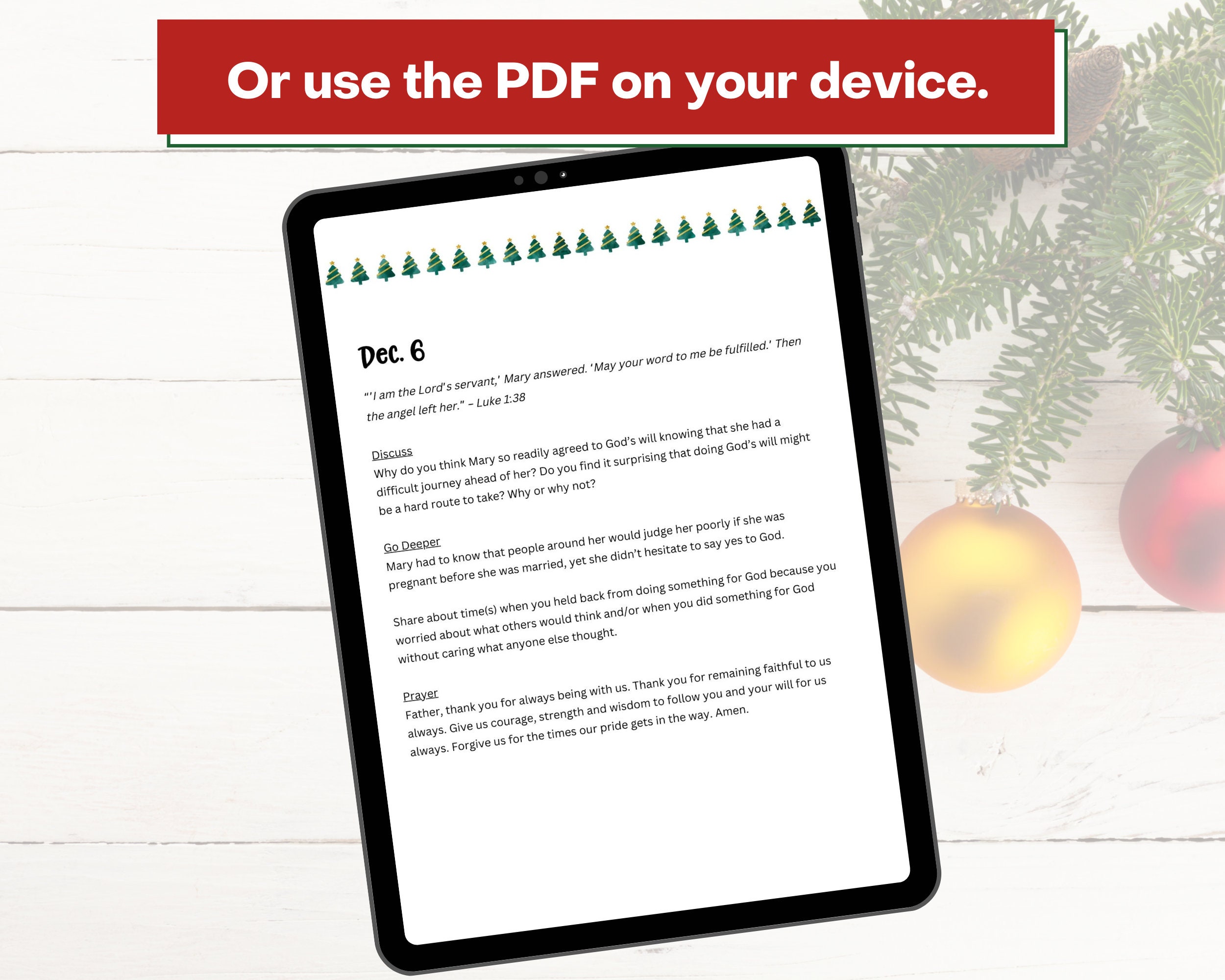 Advent Devotional for Teens and Tweens Printable | Christmas Devotions ...