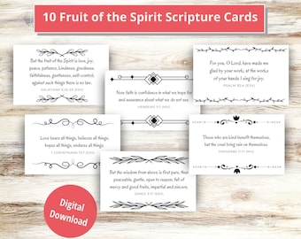 Frucht der Schriftkarten: Bibelversset (digitaler Download)