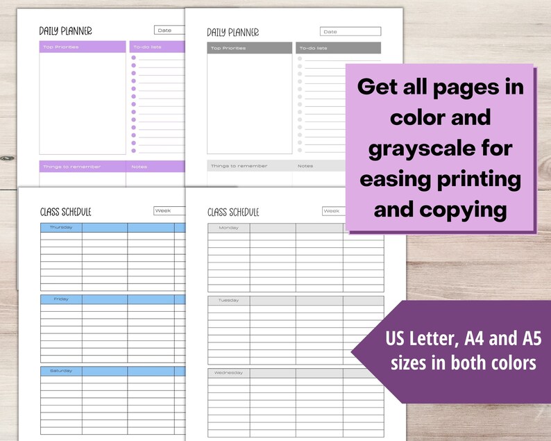 202324 Teacher Planner Printable Printable Teacher Binder BUNDLE PDF