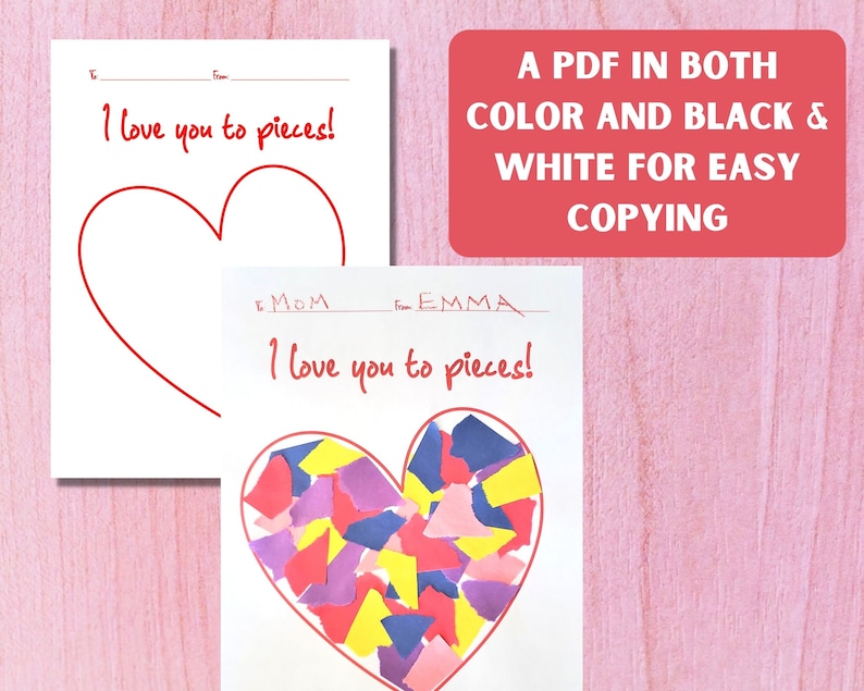 Easy Valentine Craft for Young Children Valentine's Day image 3