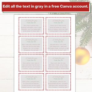 Edit all the text using a free Canva account.