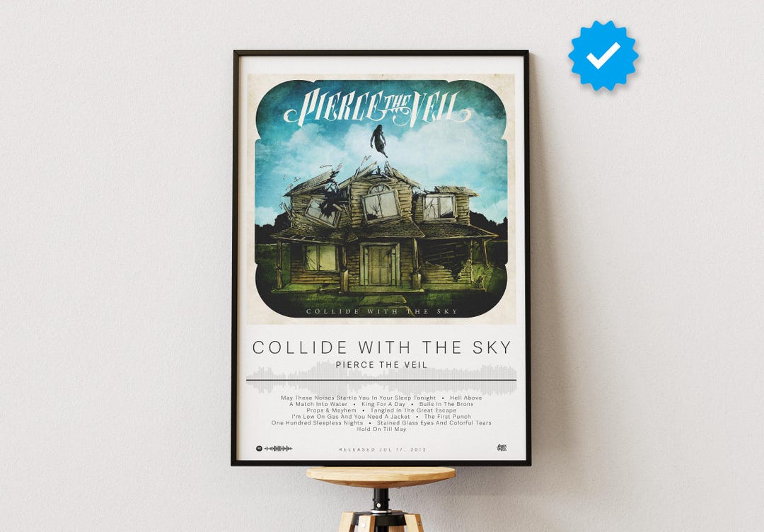 NUSLNG Pierce The Veil Poster decoratieve canvasposter