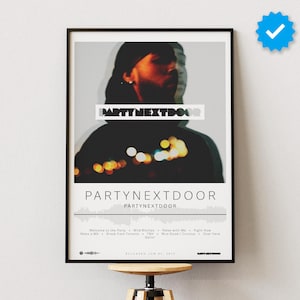 Partynextdoor Poster | Partynextdoor Druck | Album Poster Drucke | Wanddekor Poster | Album-Cover | R&B Musik Poster