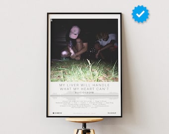 Suicideboys Poster | My Liver Will Handle What My Heart Can&#39;t Poster | Album Poster Prints | Wall Decor Posters | Album Cover | Rap Poster