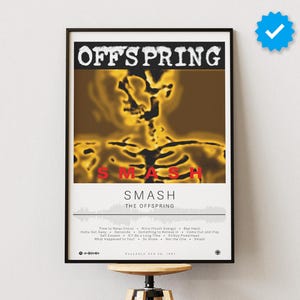 The Offspring Poster | Smash Poster | Album Poster Prints | Wall Decor Posters | Album Cover | Rock Music Poster