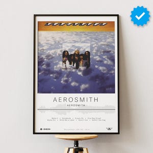 Aerosmith Poster | Aerosmith Print | Album Poster Prints | Wall Decor Posters | Album Cover | Rock Music Poster