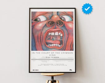 King Crimson Canvas , the Court of the Crimson King, Album Cover