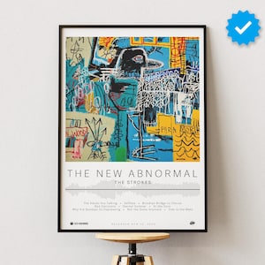 The Strokes Poster | The New Abnormal Poster | Album Poster Prints | Wall Decor Posters | Album Cover | Rock Music Poster
