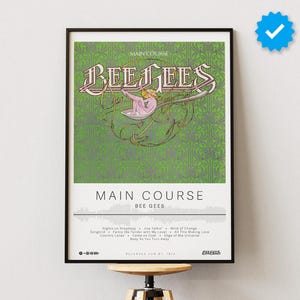 Póster de Bee Gees / Póster de plato principal / Impresiones de póster de álbum / Pósteres de decoración de pared / Portada de álbum / Póster de música pop