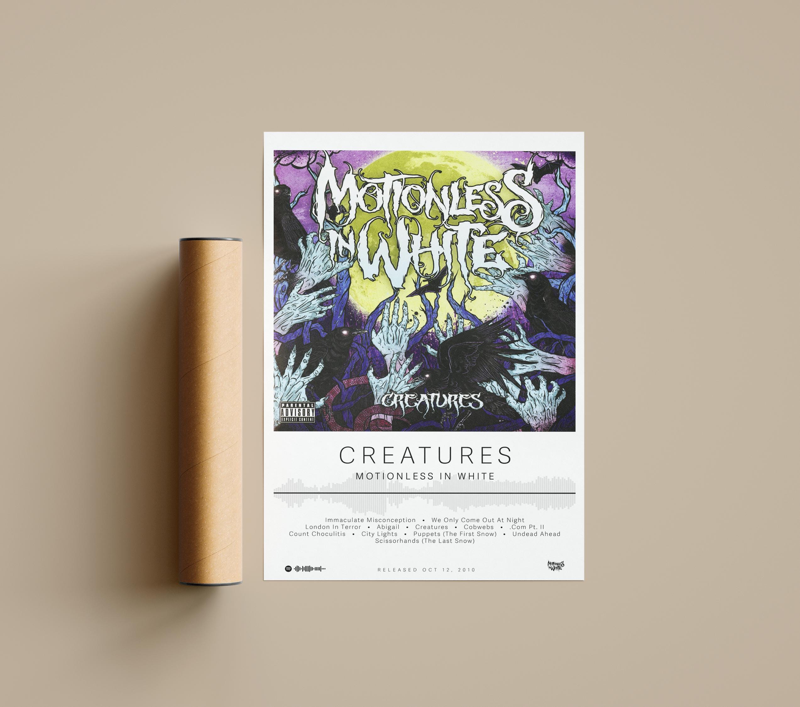 Motionless in White Poster | Creatures Poster | Album Poster