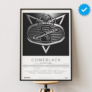 Poster Skorpione | Poster | Album Poster Drucke | Wanddekor Poster | Album-Cover | Rock Musik Poster