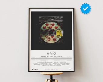 Bring Me The Horizon Poster | Amo Poster | Album Poster Prints | Wall Decor Posters | Album Cover | Metal Music Poster