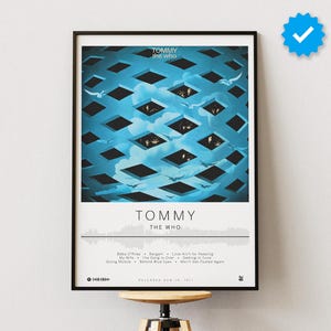 The Who Poster | Tommy Poster | Album Poster Prints | Wall Decor Posters | Album Cover | Rock Music Poster