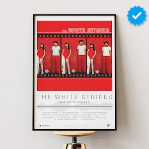 The White Stripes Poster | The White Stripes Print | Album Poster Prints | Wall Decor Posters | Album Cover | Rock Music Poster