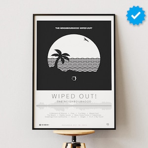 The Neighbourhood Poster | Wiped Out! Poster | Album Poster Prints | Wall Decor Posters | Album Cover | Indie Music Poster