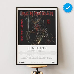 Iron Maiden Poster | Senjutsu Poster | Album Poster Prints | Wall Decor Posters | Album Cover | Metal Music Poster