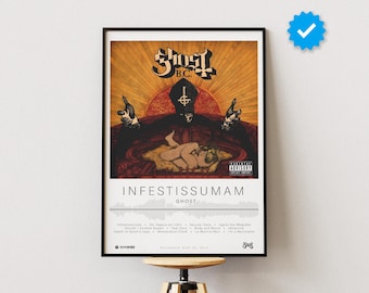 Ghost Poster | Infestissumam Poster | Album Poster Prints | Wall Decor Posters | Album Cover | Metal Music Poster